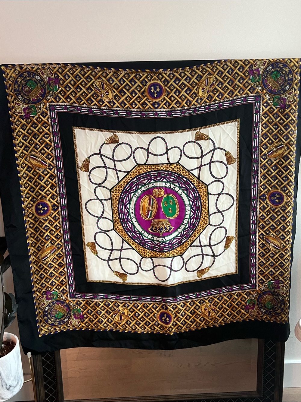 Hermes silk scarf 90 x 90